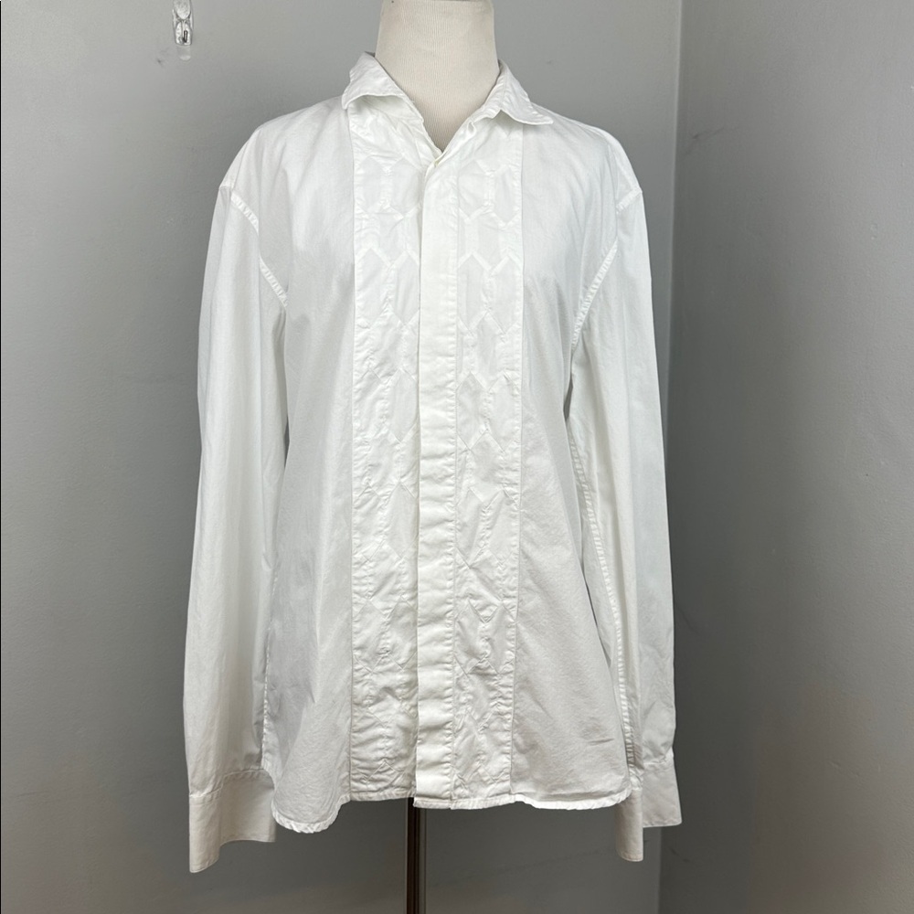 A/X Armani Exchange White Button Up Shirt Sz M